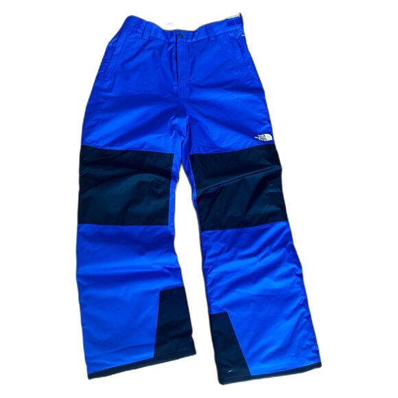 The North Face Boys’ Freedom Insulated Snow Ski Pants | Blue Black | NWT XL/20 - Picture 1 of 5